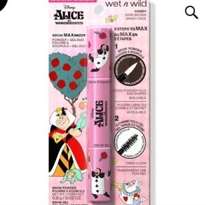 NIB wet n wild × alice in wonderland  brow maximizer brow gel + powder